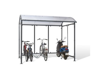 Abri vélos dôme 6 places - extensible