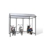 Abri vélos dôme 6 places - extensible