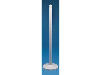 Poteau de délimitation en métal pour 1 ou 2 chaines sur pied