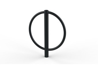 Support vélo rond Noréa en acier peint