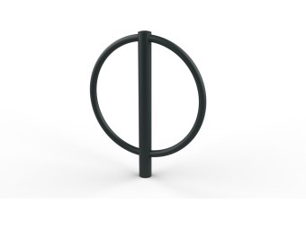 Support vélo rond Noréa en acier peint