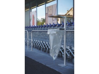 Support de sac inox TRIANGLE 100L