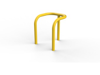 Etrier 3 pieds en acier peint pour la protection de candélabre