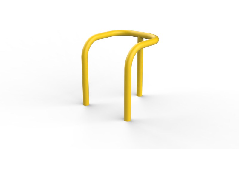 Etrier 3 pieds en acier peint pour la protection de candélabre