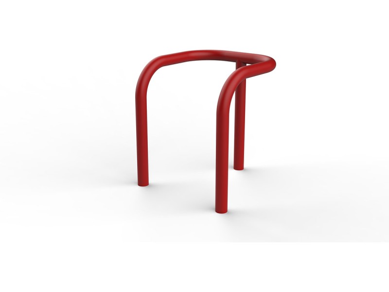 Etrier 3 pieds en acier peint pour la protection de candélabre