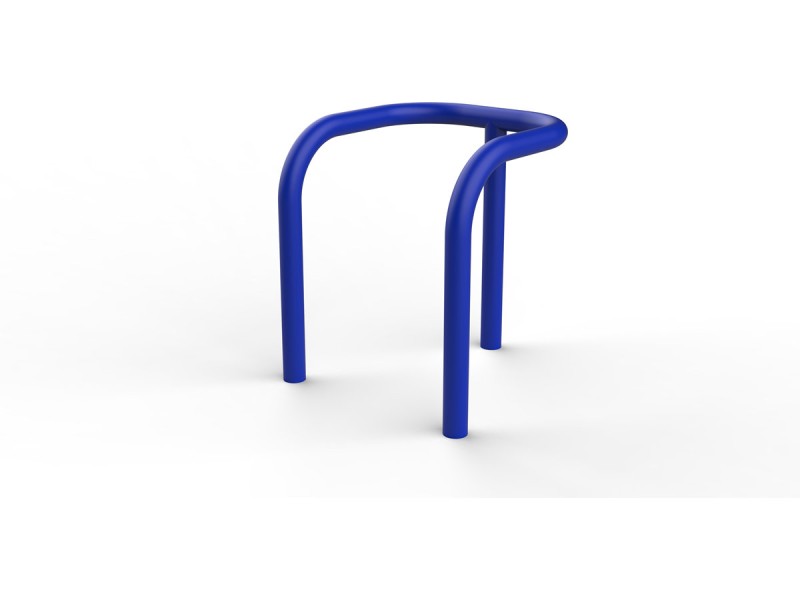 Etrier 3 pieds en acier peint pour la protection de candélabre