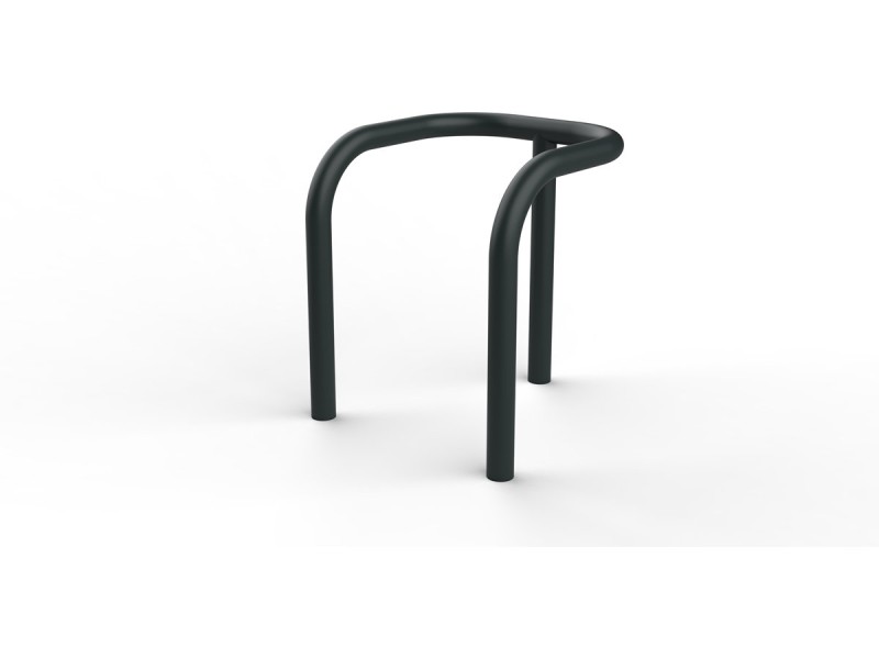 Etrier 3 pieds en acier peint pour la protection de candélabre