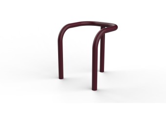 Etrier 3 pieds en acier peint pour la protection de candélabre