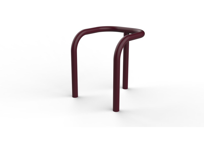 Etrier 3 pieds en acier peint pour la protection de candélabre