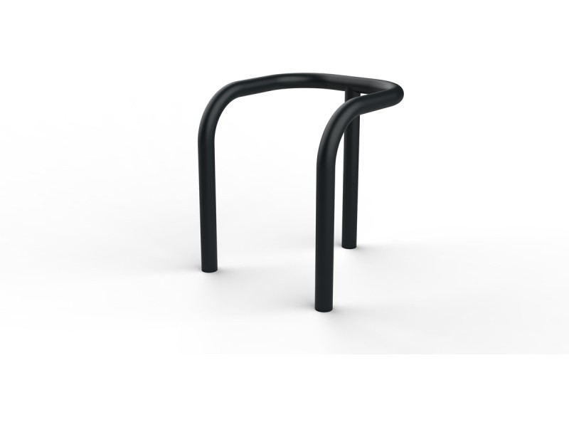 Etrier 3 pieds en acier peint pour la protection de candélabre