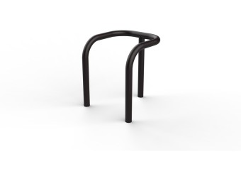 Etrier 3 pieds en acier peint pour la protection de candélabre