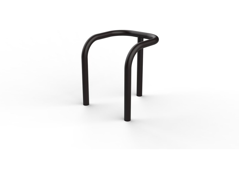 Etrier 3 pieds en acier peint pour la protection de candélabre