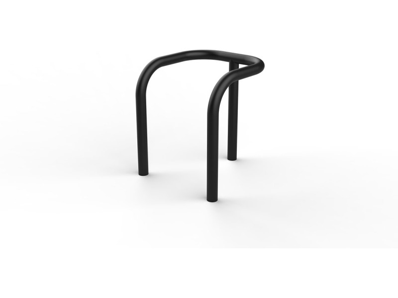 Etrier 3 pieds en acier peint pour la protection de candélabre