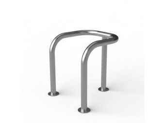 Etrier 3 pieds en inox pour la protection de candélabre