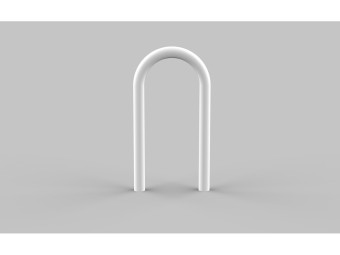 Epingle de protection de lampadaire en acier peint Ø60mm