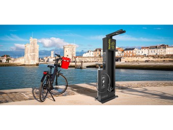 Station d'entretien et de gonflage en libre service Rénov'élo