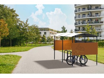 Abri vélo Parkéo en version mini ou maxi