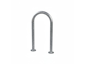 Arceau vélo Lombardie en acier galvanisé brut Ø48 mm
