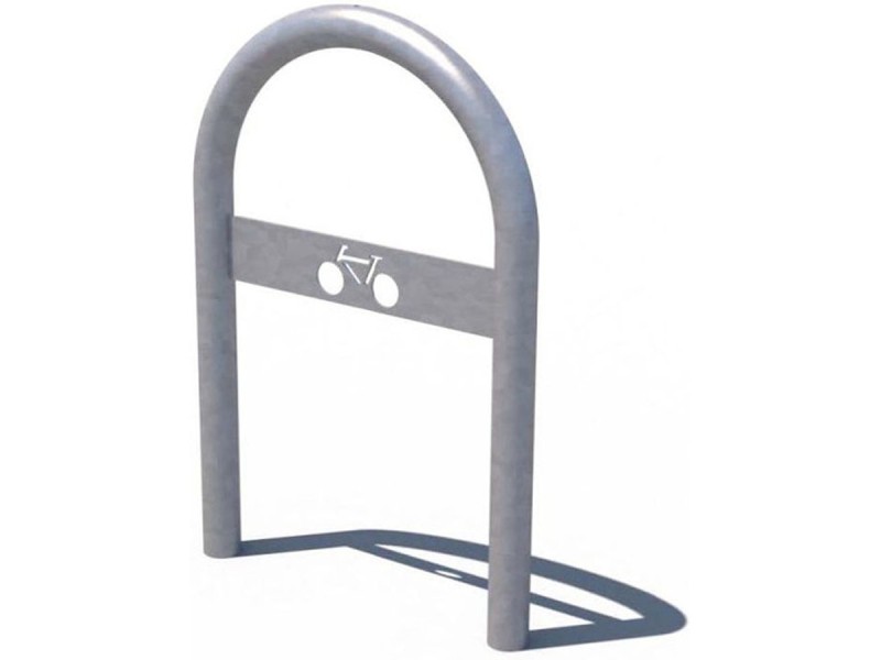 Arceau vélo en U avec picto galvanisé