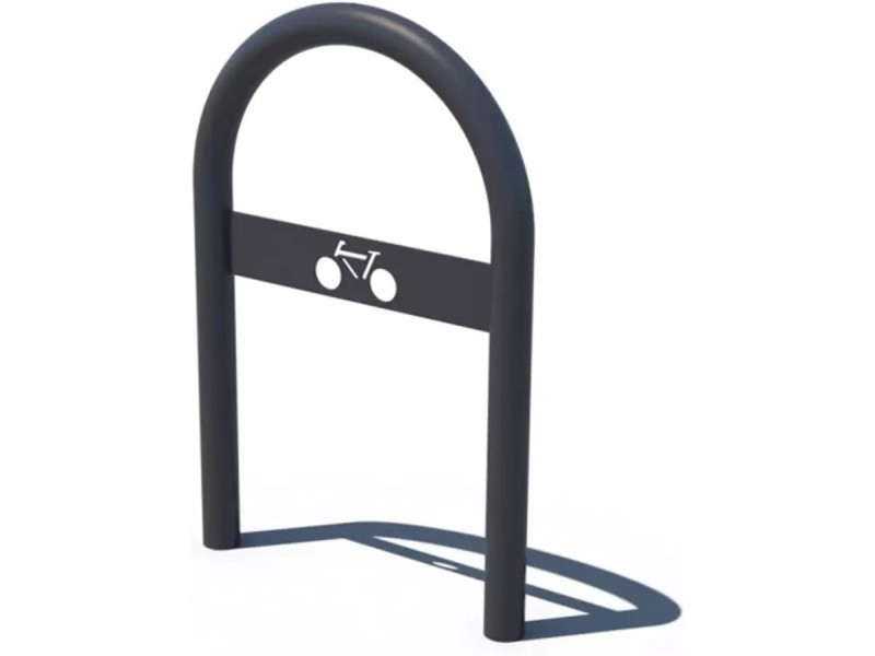 Arceau vélo en U avec picto peint