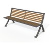 Banc public Horizon stratifié compact
