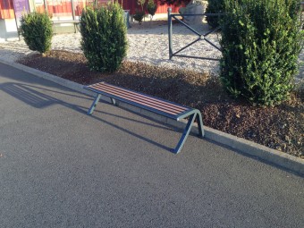 Banquette Horizon stratifié compact