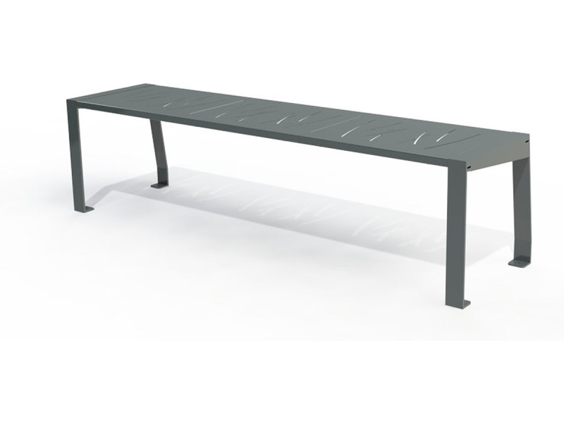 Banquette Square métal peint