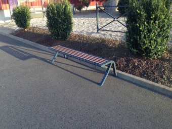 Banquette Horizon stratifié compact