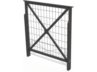Barrière de ville Croix de Saint André avec grillage