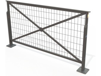 Barrière de ville Croix de Saint André avec grillage