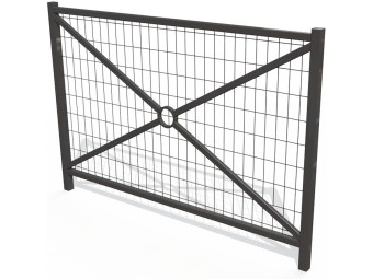 Barrière de ville Mériadeck avec grillage