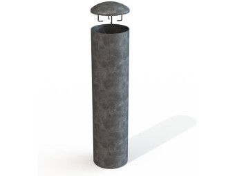 Borne anti belier acier galvanisé