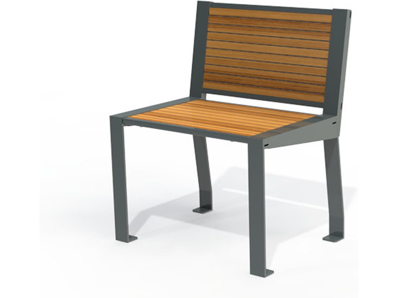 Chaise Square stratifié compact