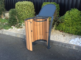 Corbeille Annecy stratifié compact