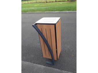 Corbeille Avignon stratifié compact