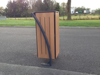 Corbeille Avignon stratifié compact