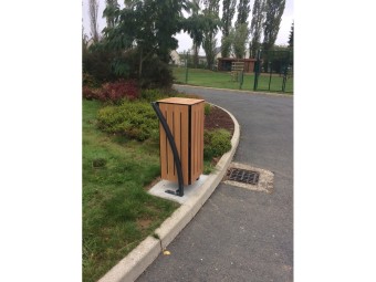 Corbeille Avignon stratifié compact