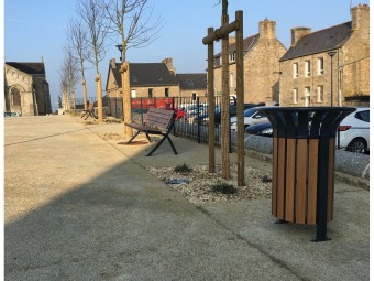 Corbeille Mayotte stratifié compact