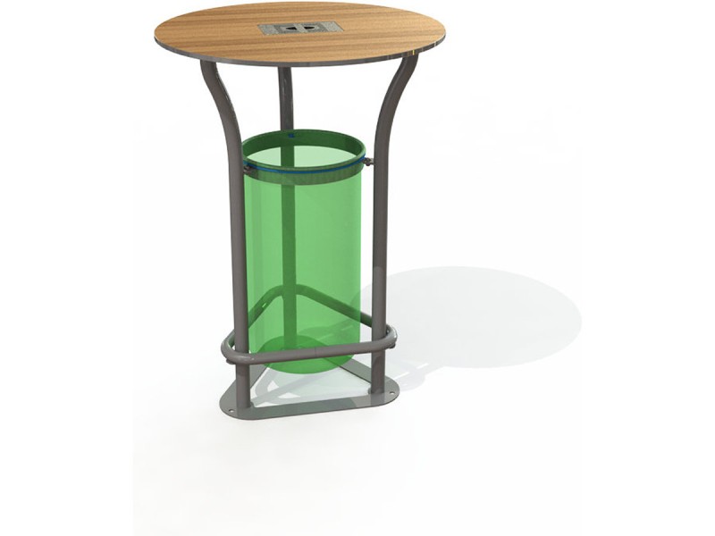 Corbeille Paus' stratifié compact