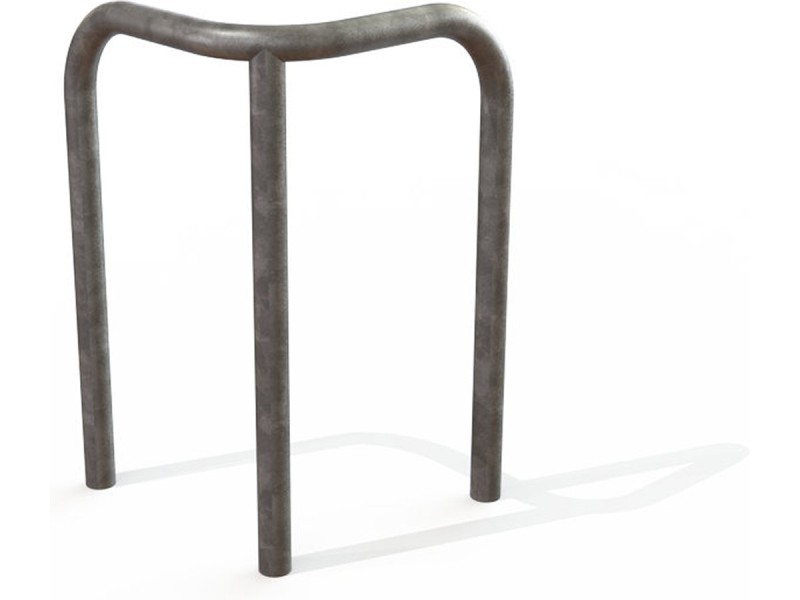 Arceau d'angle de protection 3 pieds galvanisé