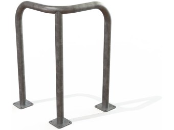 Arceau d'angle de protection 3 pieds galvanisé