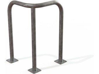 Arceau d'angle de protection 3 pieds galvanisé