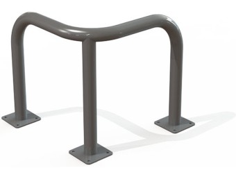 Arceau d'angle de protection 3 pieds peint