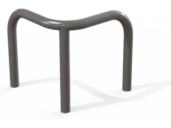 Arceau d'angle de protection 3 pieds peint