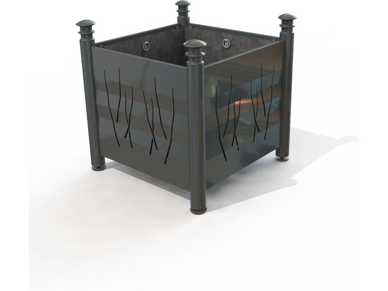 Jardinière Chartrons tête élégance métal peint