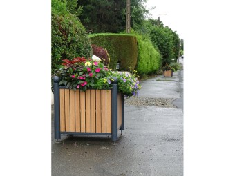 Jardinière Chartrons tête boule stratifié compact