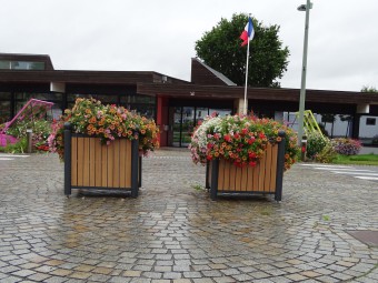 Jardinière Chartrons tête boule stratifié compact