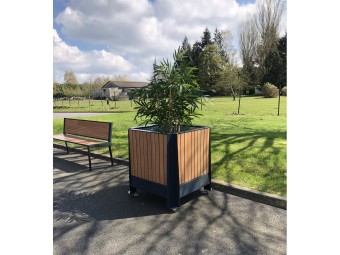 Jardinière Square stratifié compact