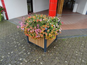 Jardinière Chartrons tête boule stratifié compact