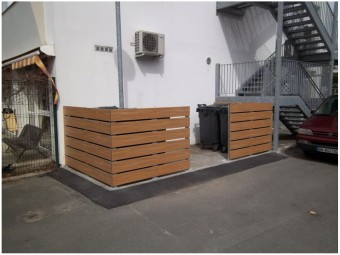 Panneau de cache conteneur modulaire